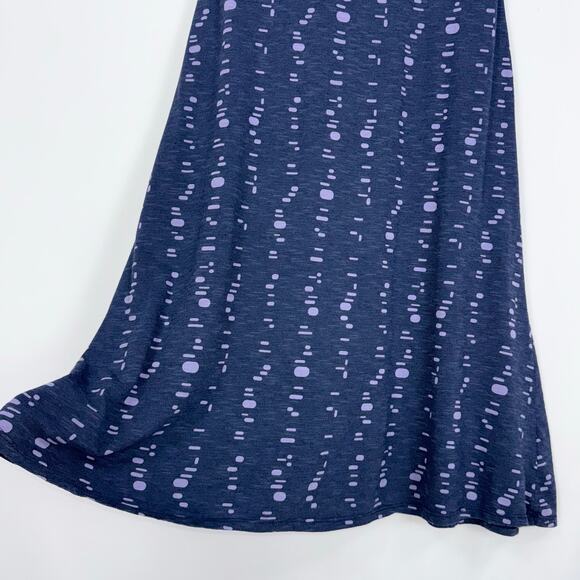 Toad & Co. Women’s Rosemarie Printed Tencel Blend Dress Small Navy Blue - Picture 5 of 14